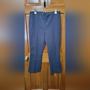 LOFT Curvy Navy Crop Pants Size 12 NWOT